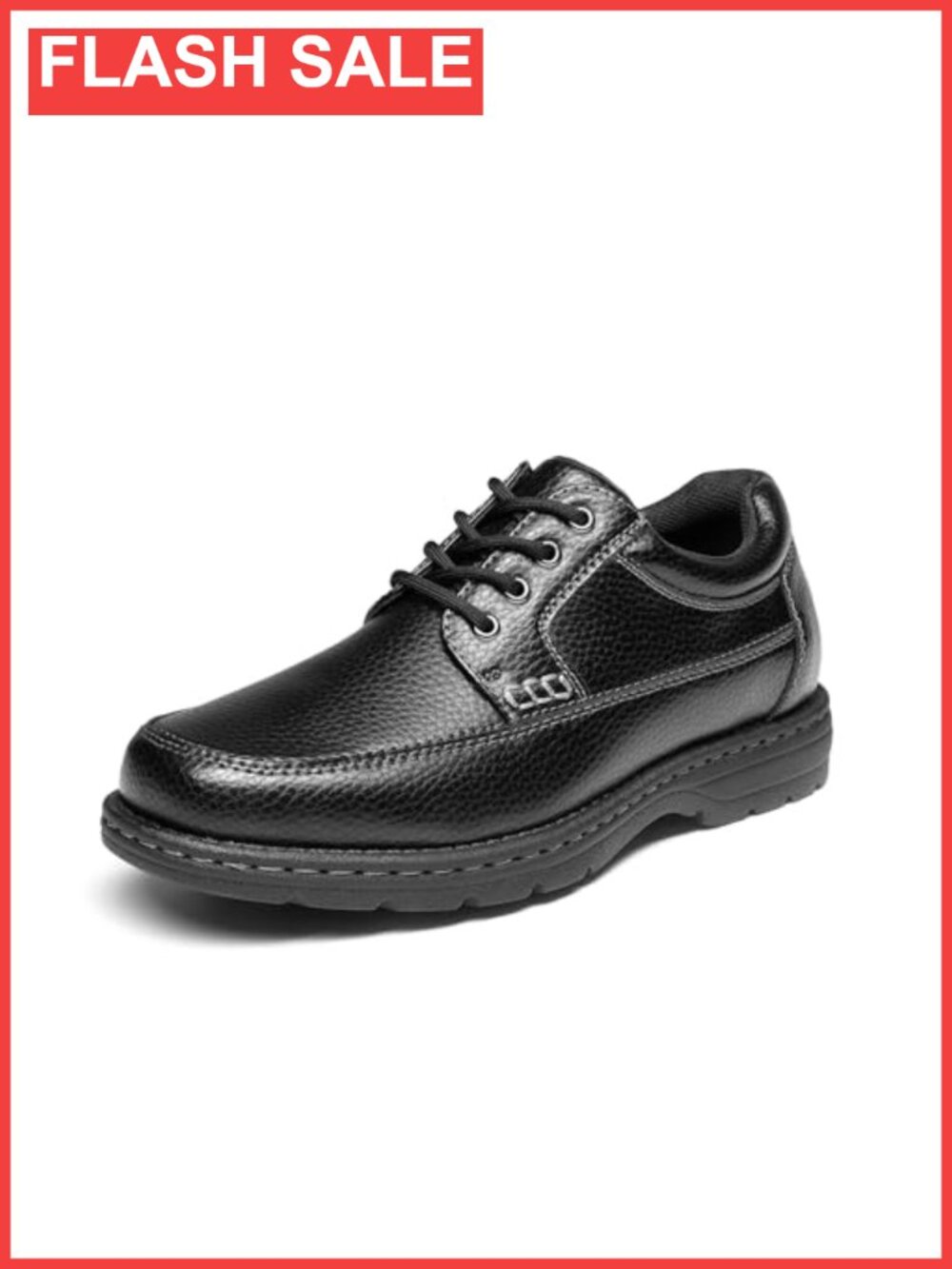 Bruno Marc Square Toe Leather Oxford Dress Shoes